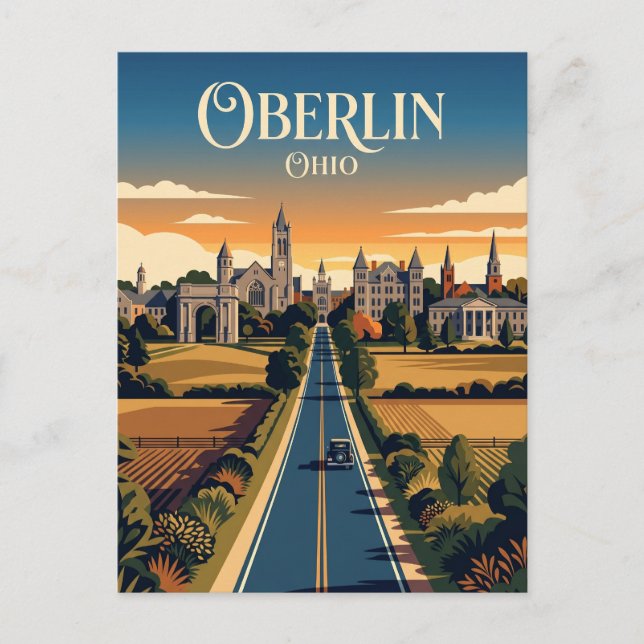 Carte Postale Oberlin États-Unis (Devant)