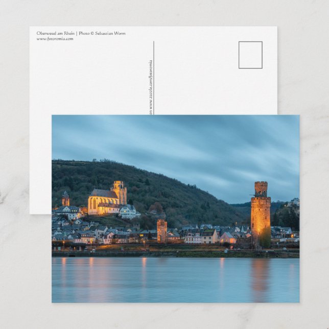 Carte Postale Oberwesel Allemagne (Devant / Derrière)