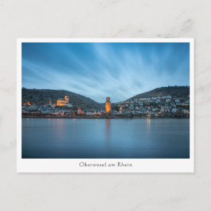 Carte Postale Oberwesel Rhin Allemagne
