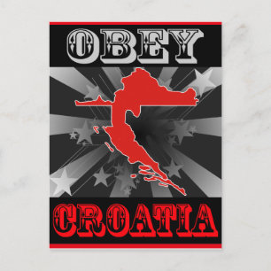Carte Postale Obey Croatie
