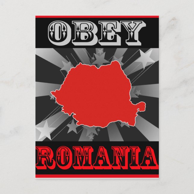 Carte Postale Obey Roumanie (Devant)
