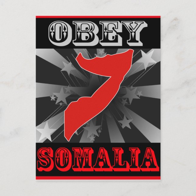Carte Postale Obey Somalie (Devant)