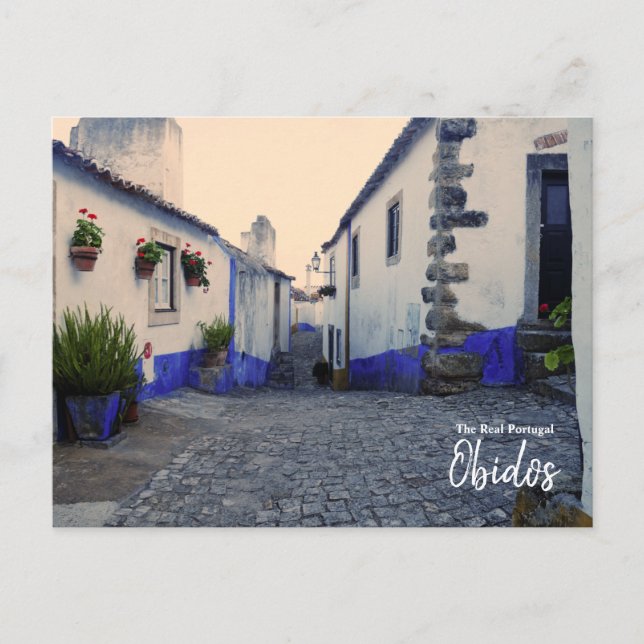 Carte Postale Obidos - Le vrai Portugal (Devant)
