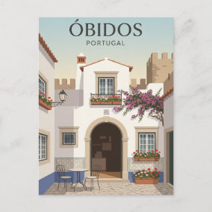 Carte Postale Obidos Portugal