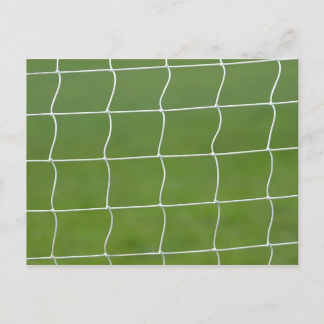 Carte Postale Objectif de football net (Devant)
