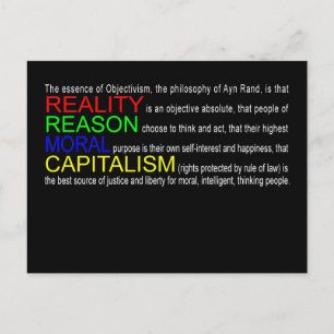 Carte postale objectivisme