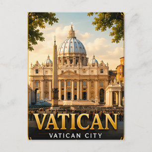Carte Postale 📍 Objet de souvenir de voyage à Vatican pour les