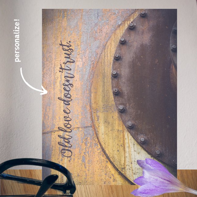 Carte Postale Objet métallique rouillé (Créateur téléchargé)