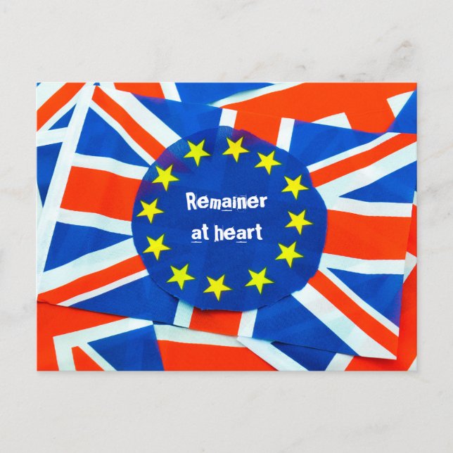 Carte Postale Objets commémoratifs du Brexit pour un événement m (Devant)