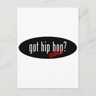 Carte Postale Objets de danse Hip hop - obtenu hip hop