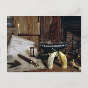Carte Postale Objets d'un bureau du capitaine du XIXe siècle