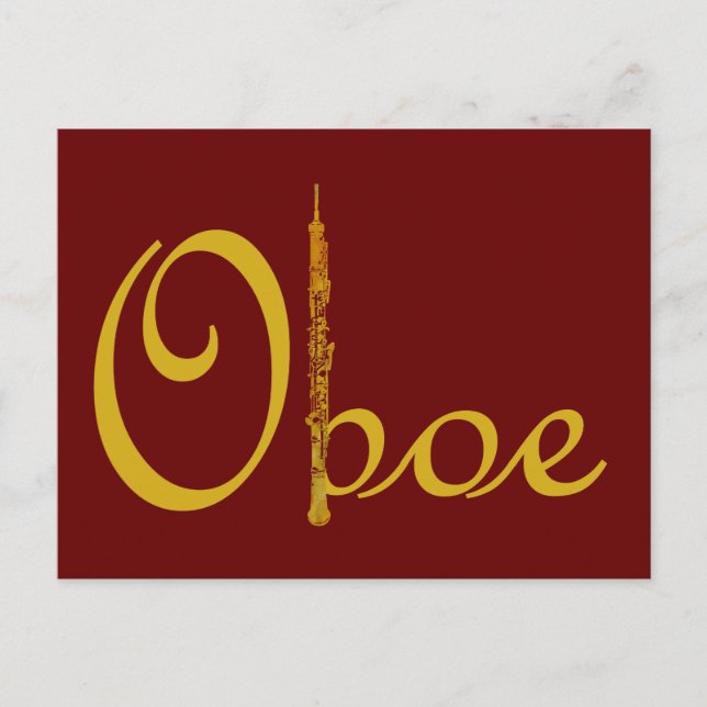 Carte Postale Oboe d'or (Devant)