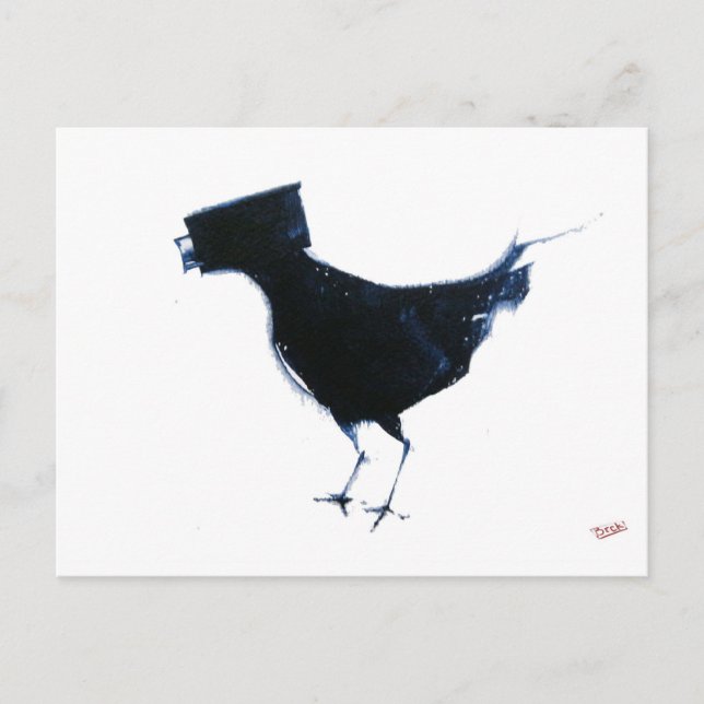 Carte Postale observation des oiseaux (Devant)