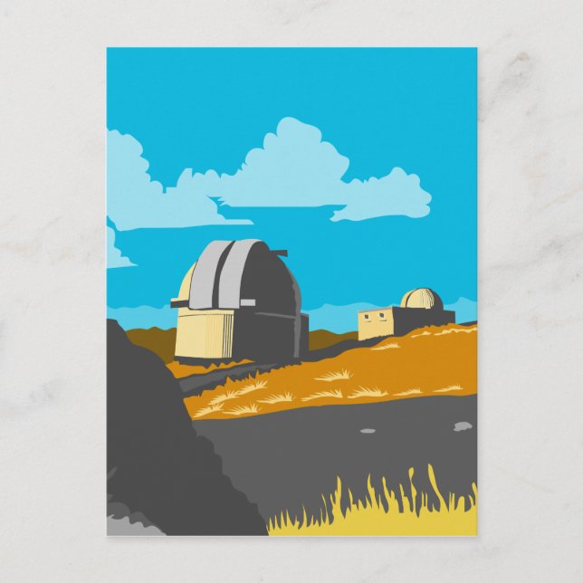 Carte Postale Observatoire Mt John Lac Tekapo WPA (Devant)