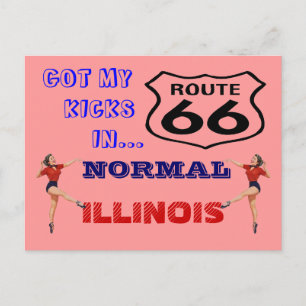 Carte Postale Obtenez Vos Kicks Sur La Route 66 - 