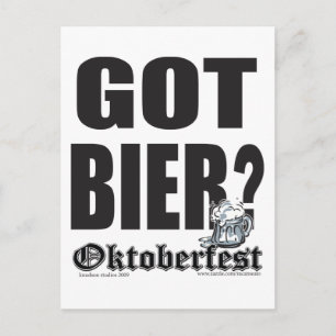 Carte Postale Obtenir Bier - Oktoberfest