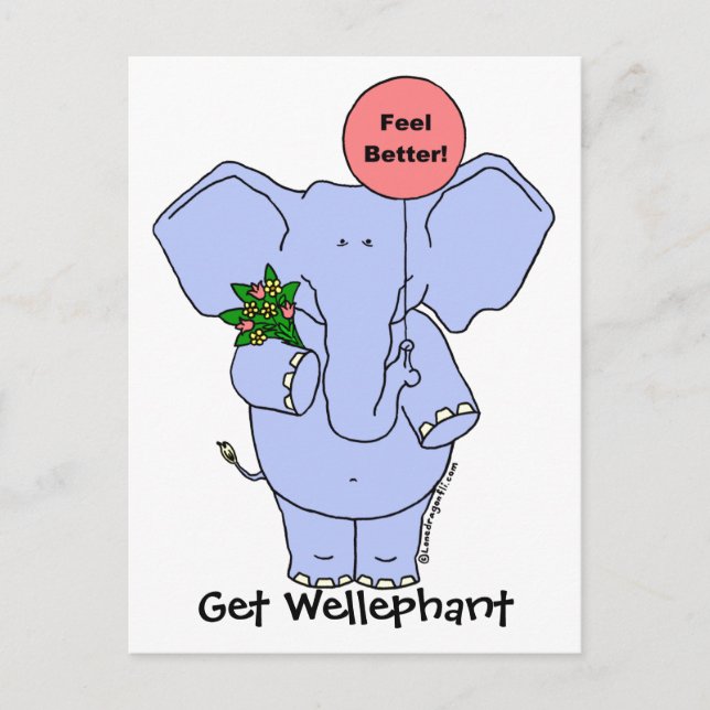Carte Postale Obtenir Wellephant (Devant)