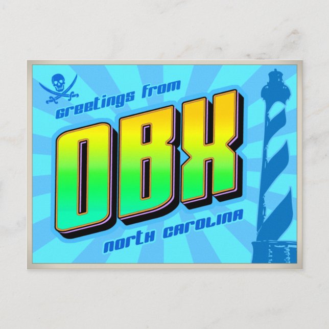 CARTE POSTALE OBX (Devant)