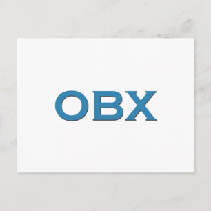 Carte Postale OBX (Bancs extérieurs Caroline du Nord)