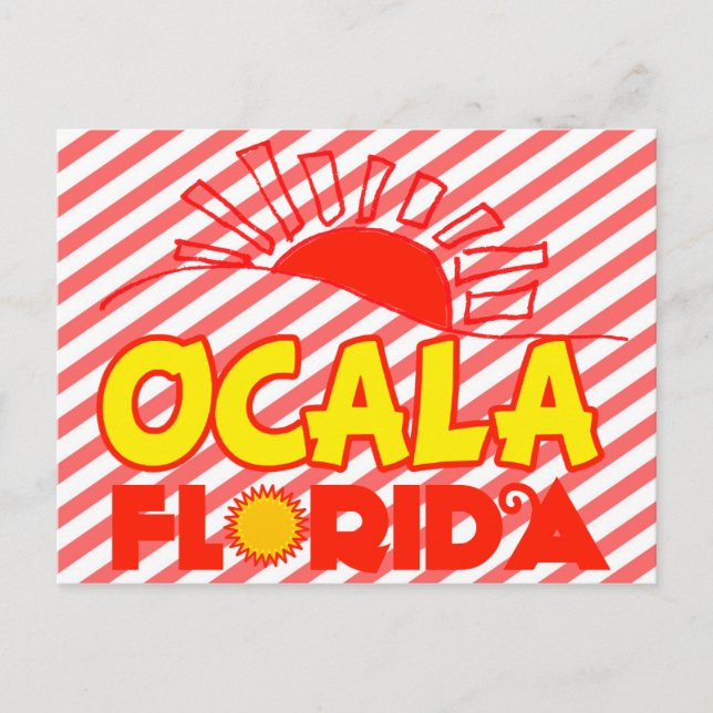 Carte Postale Ocala, Floride (Devant)