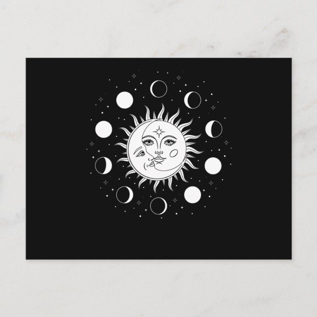 Carte Postale Occulte Sun Moon (Devant)