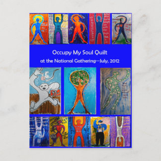 Carte postale Occupy My Soul Quilt National Gather