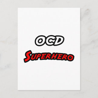 Carte Postale OCD Superhero