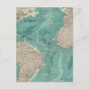 Carte Postale Océan Atlantique composite