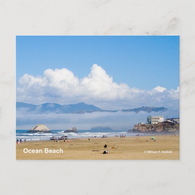 Carte Postale Ocean Beach San Francisco Californie Produits (Devant)