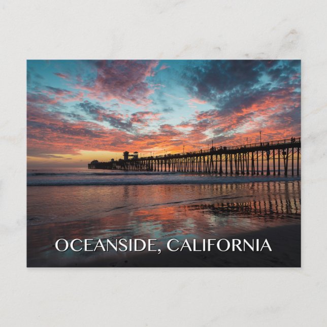 Carte Postale Océan Californie (Devant)