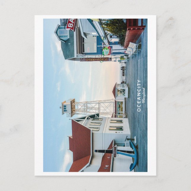 Carte Postale Ocean City Maryland. (Devant)