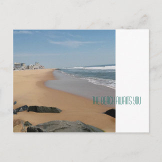 Carte Postale Ocean City Maryland, Plage