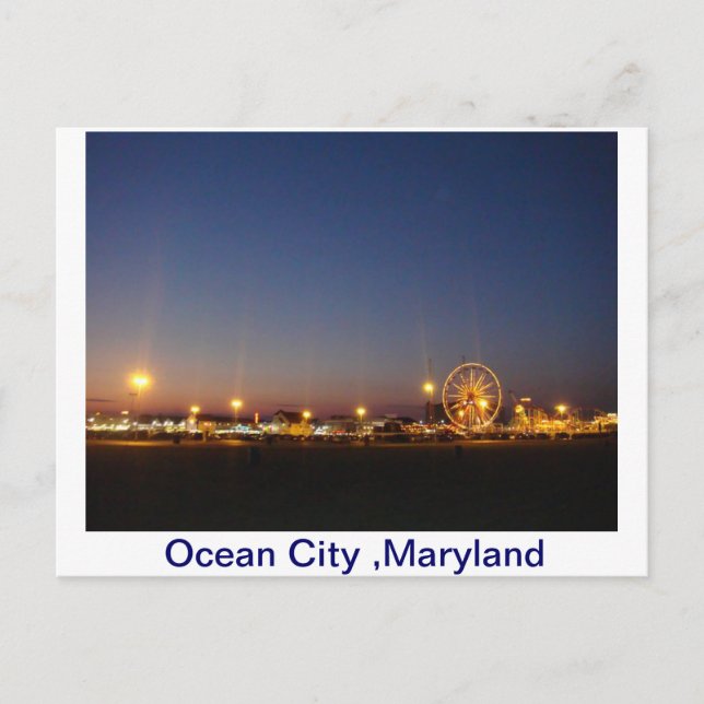 Carte Postale Ocean City, Maryland, USA (Devant)