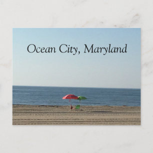 Carte Postale Ocean City MD Beach