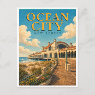 Carte Postale Ocean City New Jersey Music Pier GeoSaga