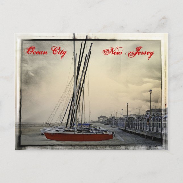 Carte Postale Ocean City New Jersey - Voyage (Devant)