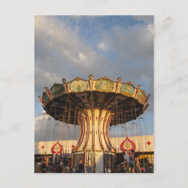 Carte Postale Ocean City, NJ Swings (Devant)