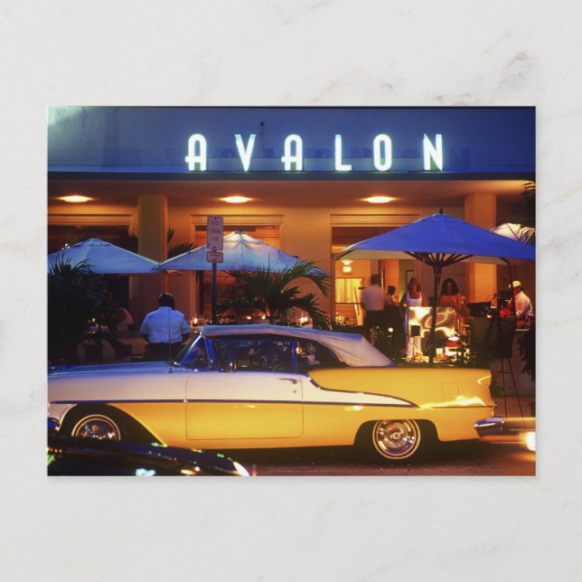 Carte Postale Ocean Drive, South Beach, Miami Beach, (Devant)