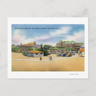 Carte Postale Ocean House, Breakers et Parking