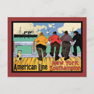 Carte Postale Ocean LINER à New York