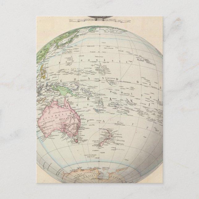 Carte Postale Océan Pacifique (Devant)