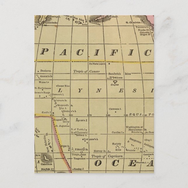 Carte Postale Océan Pacifique 7 (Devant)