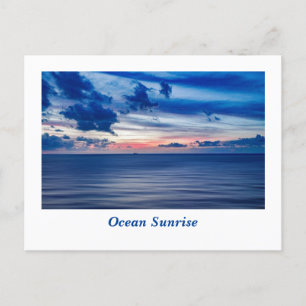 Carte Postale Ocean Sunrise