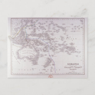 Carte Postale Océanie (Australie, Polynésie et Malaisie)