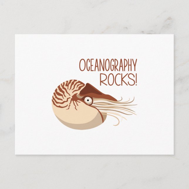 Carte Postale Océanographie Rocks (Devant)