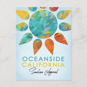 Carte Postale Oceanside California Sunshine Travel