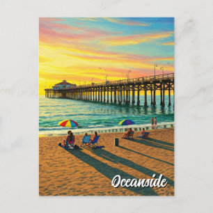 Carte Postale Oceanside Pier California Travel