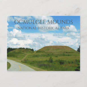Carte Postale Ocmulgee Mounds National Historical Park Mounds