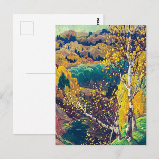 Carte Postale October Gold | Franklin Carmichael | (Devant / Derrière)