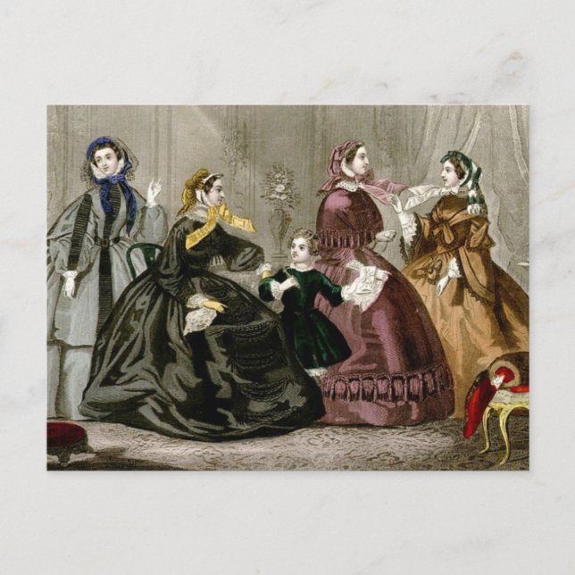 Carte Postale Octobre 1859 Mode (Devant)